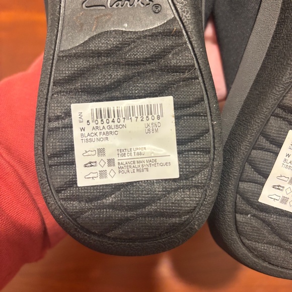 Clarks Cloudstepper Arla Glison Thong Sandals Black Size 8 - Picture 8 of 9